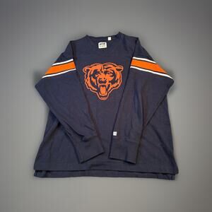 Tailgate Chicago Bears Heavyweight Long Sleeve Shirt XL Retro Logo NFL